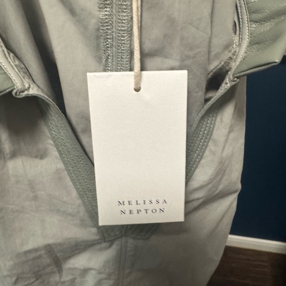 MELISSA NEPTON Reese Sage Ruffled Cap Sleeve Blouse XS - Picture 11 of 12